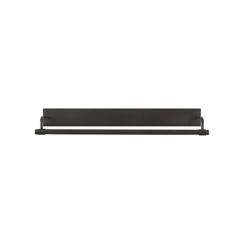 Thomas O'Brien Dimmable LED Wall Mount Picture Light, 4" H x 24" W x 8.5" D, Bronze, 1900 Lumens
