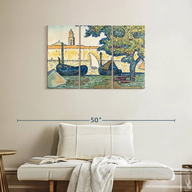Mehar Saint-Tropez Le Port de Saint-Tropez, H 24 po x l 38 po