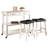 Diamondback Solid Wood Top Kitchen Island Set-1030663674