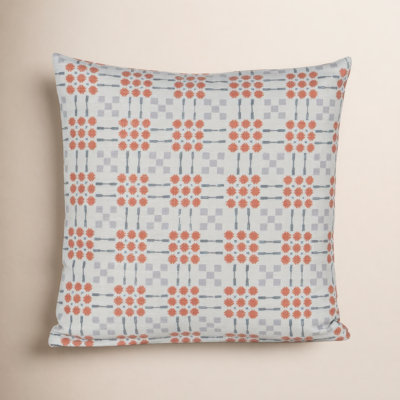 Abilene Gridwork Geometric Accent Pillow