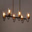  Lustre moderne à 6 lumières avec abat-jour Mylor