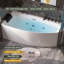 Baignoire de trempage profonde en angle 55,12 po x 28,35 po-133145179