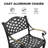 Outdoor 3-piece Cast Aluminum Bistro Set