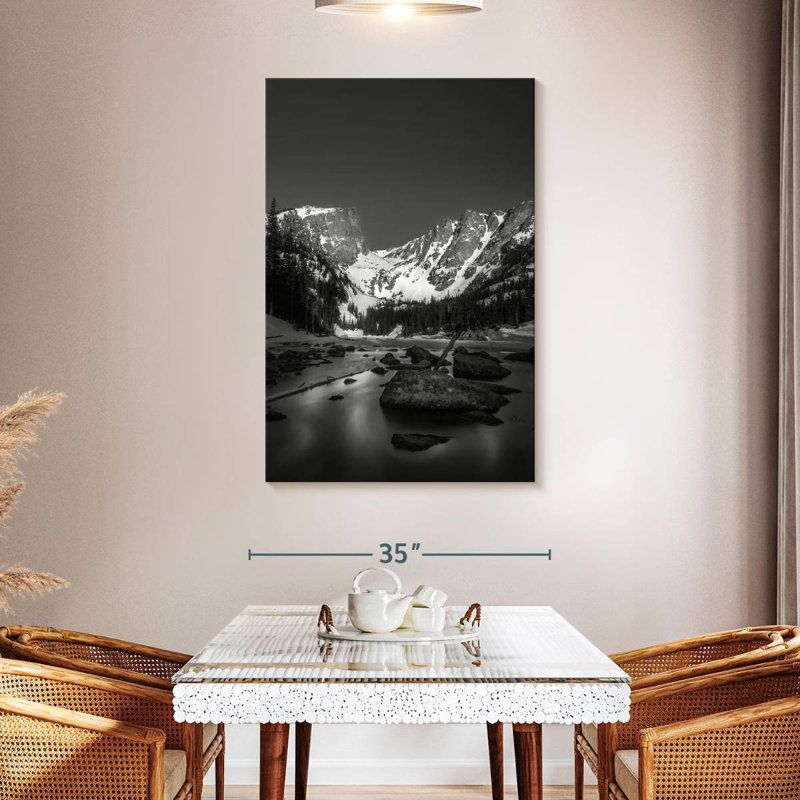 Alvord Snowy Mountains In Colorado, 48" H x 32" W