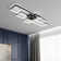 Raffa 3-Light Neutral Style Rectangular LED Semi Flush Mount Ceiling Light