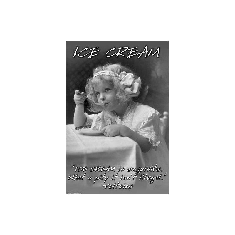 « ice crème » par wilbur pierce, impression