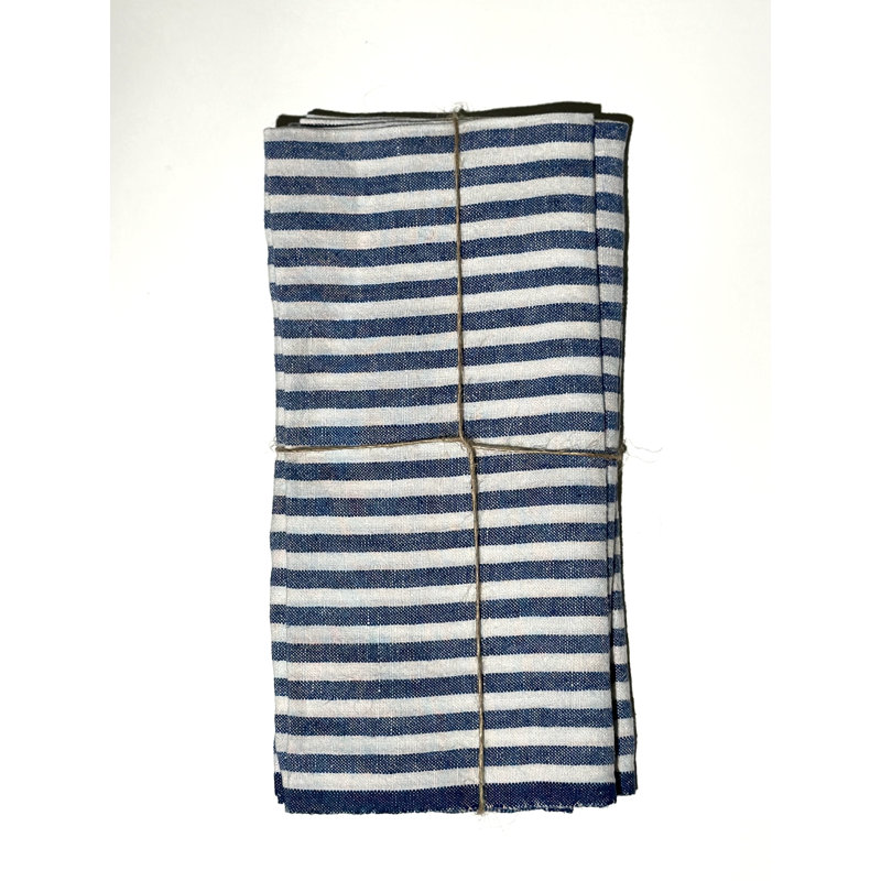 Adamsburg Linen Square Napkins, Blueberry