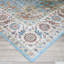 Tapis bleu marine antidérapant Hallsville-637260390