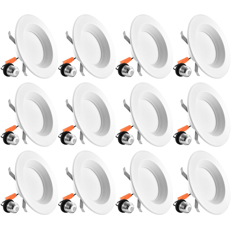 4 in. Air-Tight IC Rated LED Retrofit Standard Recessed Lighting Kit