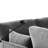 Multi-Functional 85.4" Sectional With Movable , Built-In Charging, Phone Holder, And Three Ergonomic Lumbar Pillows, Soft Chenille Fabric L-Shaped For Living Room Two Ports, Upholstery, Grey-160404501