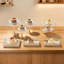 Ensemble de 7 présentoirs à gâteaux en métal pour cupcakes et desserts, idéal pour les mariages, anniversaires, fêtes et décoration intérieure.