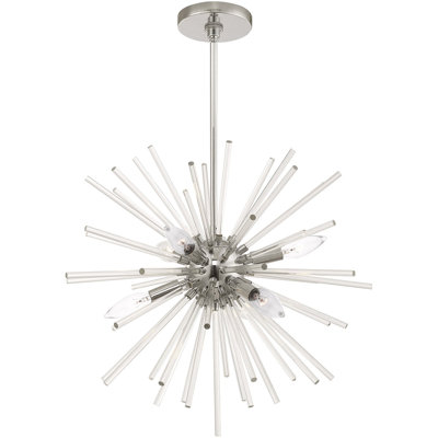 Lustre linéaire moderne à 6 lumières Heyley