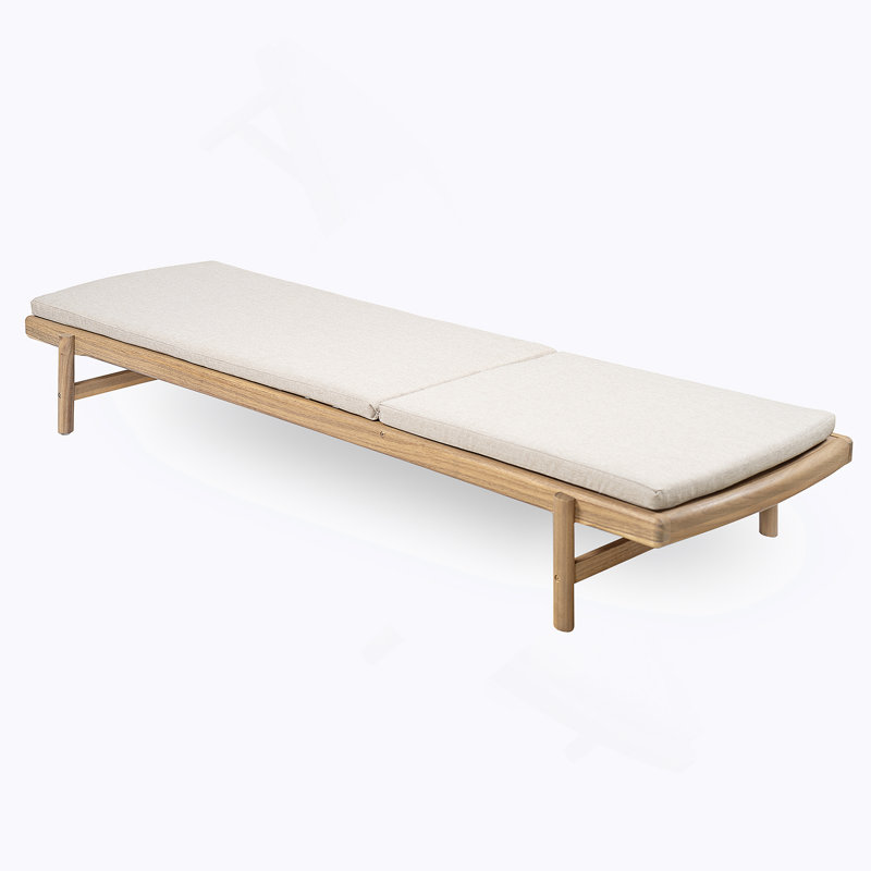 Chaise longue avec coussin Mallacia