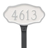 Hamilton 1-Line Lawn Address Sign