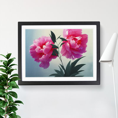XH1022-9210X Tremendous Peonies - Single Picture Frame Painting