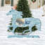 « running cheval », art de jardin paysages