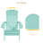 Bucareli Ergonomics Plastic Adirondack Chair-586038962