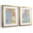 Cully I Cully I - Matted and Framed Under Acrylic Glass, Set of 2, Large Living Room Wall Art