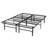 Overshores 14" Modern Metal Bed Frame with Steel Slat Support – Durable, Space-Saving Folding Bed Frame for Enhanced Comfort and Stability-86913183-69396470