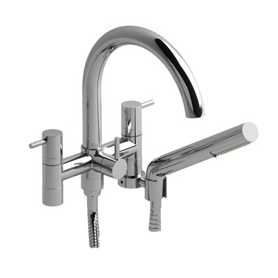 CS Exposed Tub Filler Without Risers