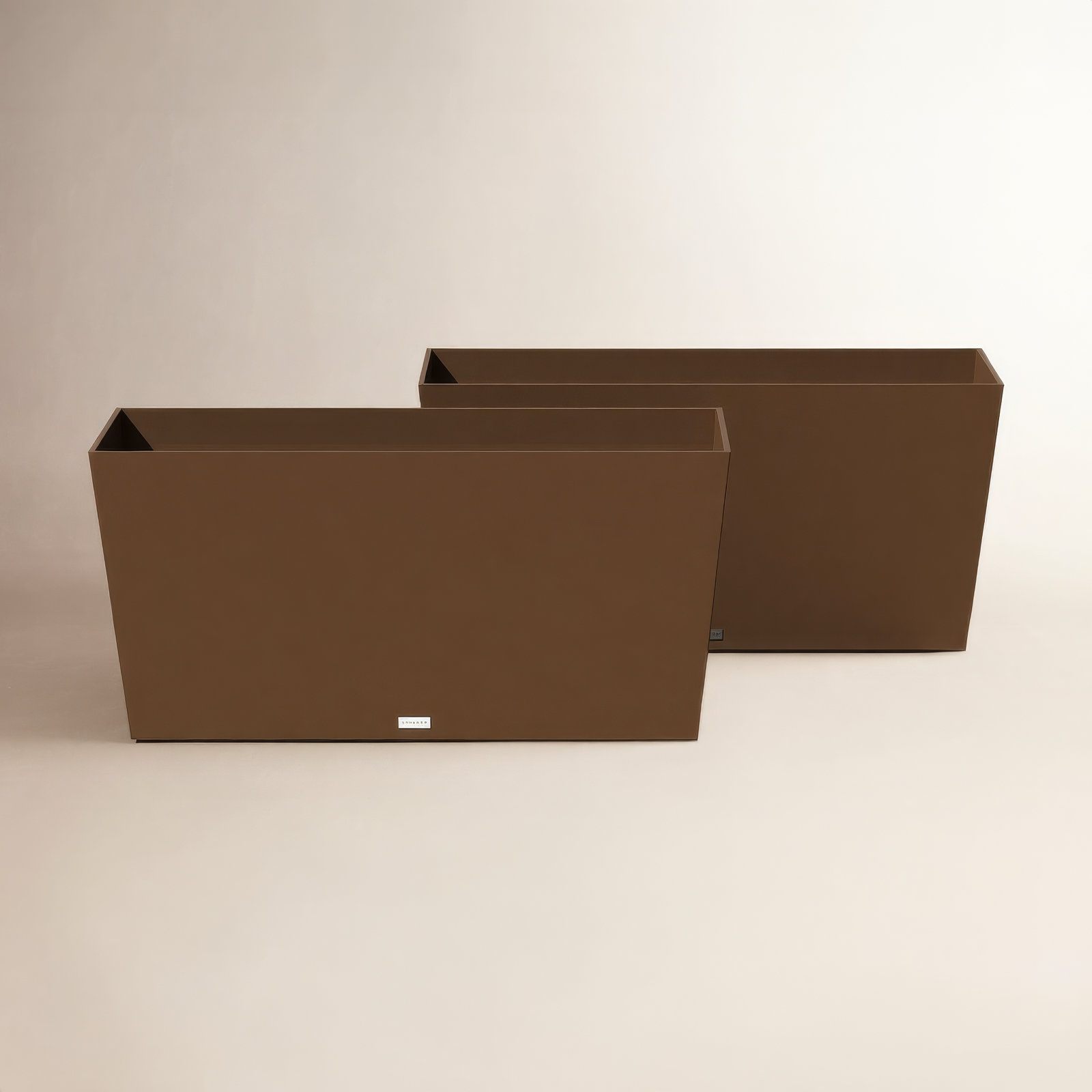 Pure Series Midori Planter, Espresso, 19.75" H x 39.5" W x 12.5" D, 2