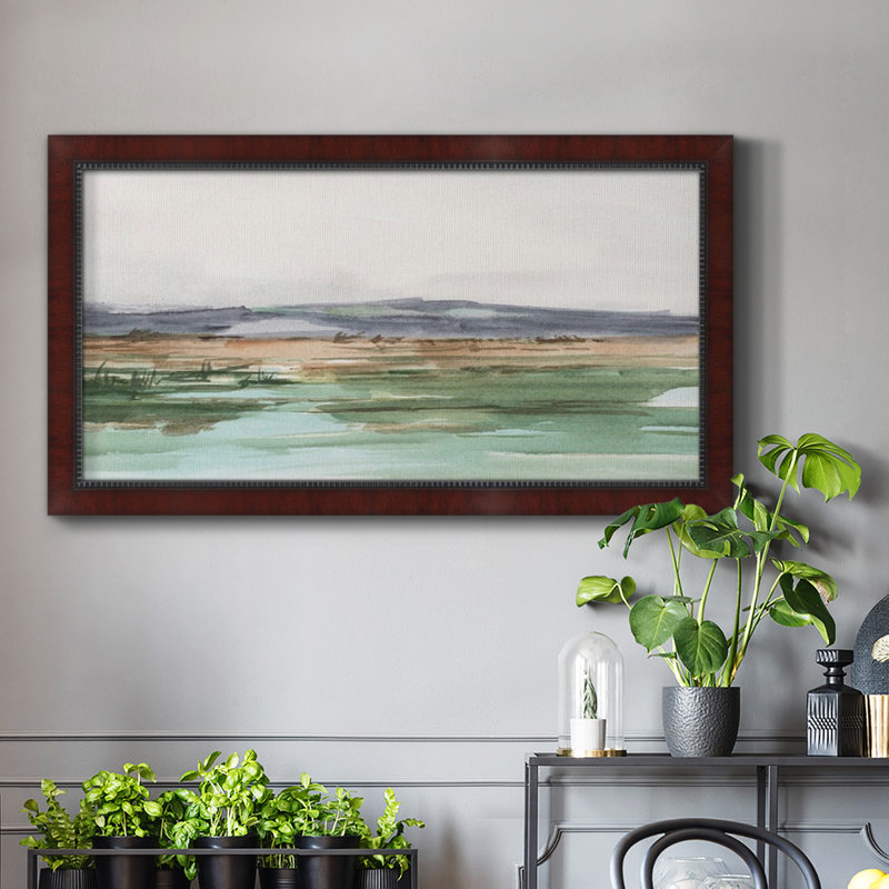 Serene Mountain View I - Reproduction de photo sur toile simple, H 25 po x l 45 po x P 2,5 po