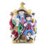 6'' Handmade Glass 12 Days Of Christmas Holiday Shaped Ornament