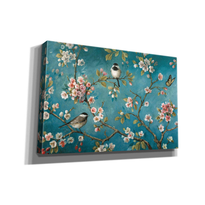 «Blossom I» par Lisa Audit, art mural sur toile, H 40 po x l 60 po x P 1,5 po