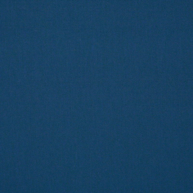 Repose-pieds d'extérieur en osier avec coussin Sunbrella, Bleu