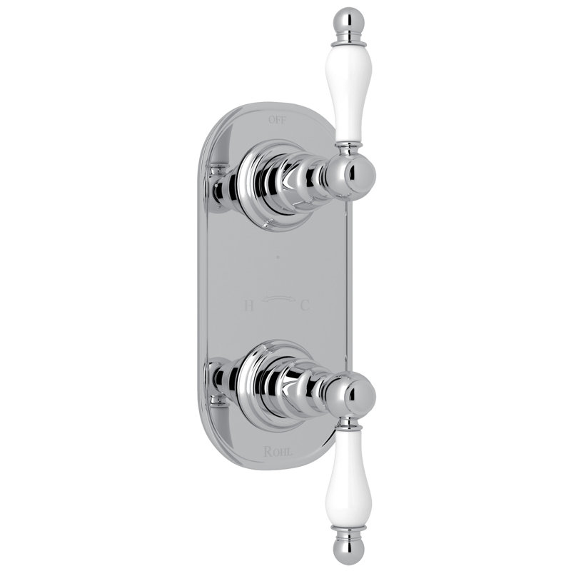 Arcana™ 1/2" Thermostatic Trim with Diverter, Polished Chrome