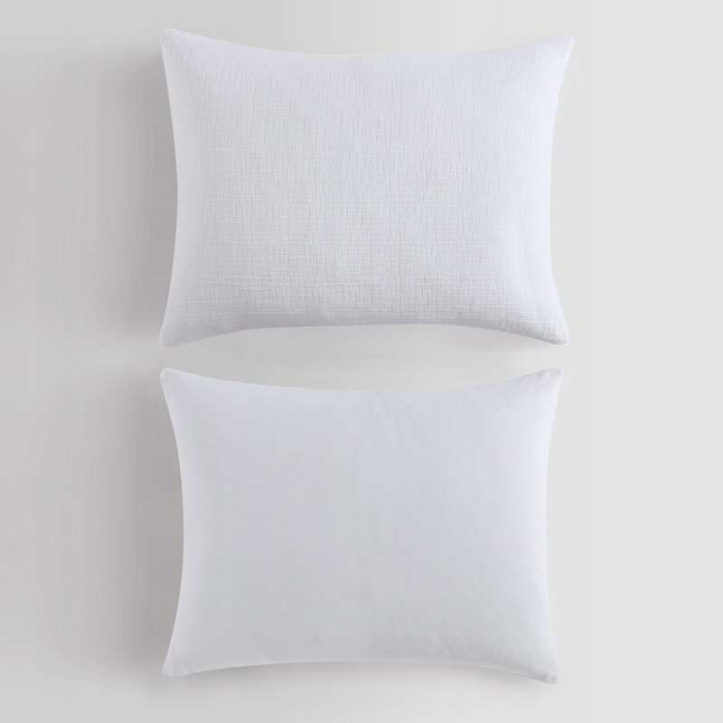 White King Cotton Duvet Cover Set with Shams