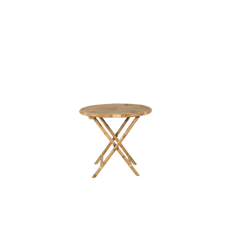 Posie Oval Bamboo Outdoor Coffee Table , 80cm cm W 80cm cm D