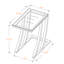 Table de bout Siara Grey
