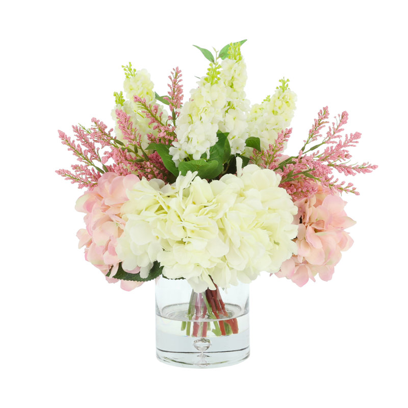 Hydrangea and Lilac Arrangement
