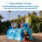 ECR4Kids Willow Climb-N-Crawl Whale, Mega, Play Structure