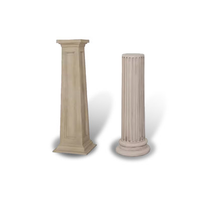 French Roman Column Resin Decorative Sculpture