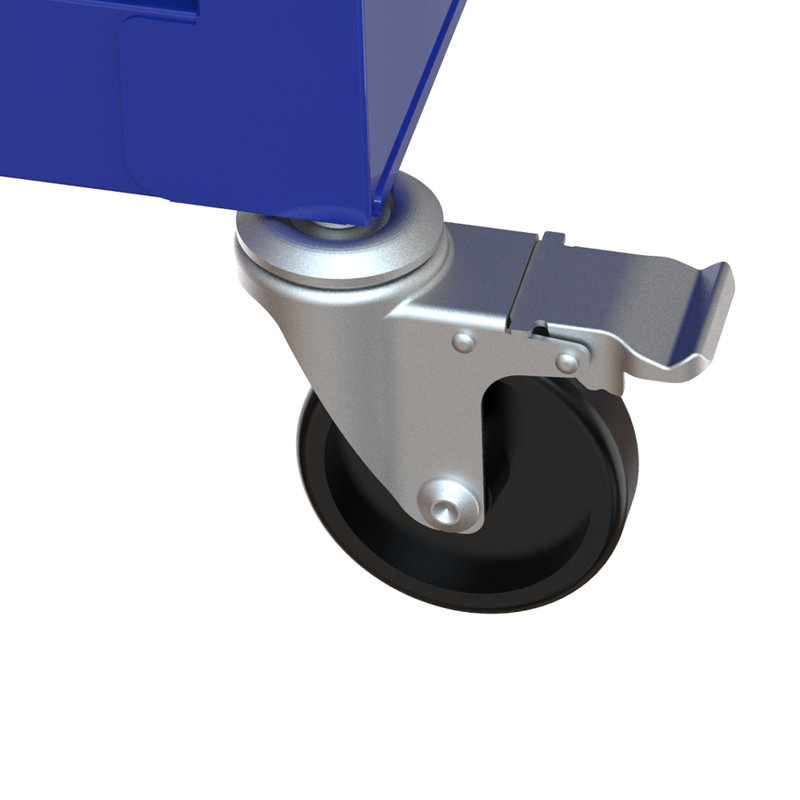 Commodes pliantes 4 tiroirs Abdera Removale l 24,26 po, Bleu