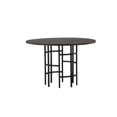 Copenhagen Round Metal Base Dining Table