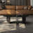 Oval floating marble coffee table-104102146