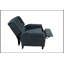 Canapé inclinable robuste avec dossier réglable, pieds en chêne et coussin à haute densité pour un confort et un style ultimes