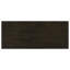 Console profonde en bois de merlot, 2 tablettes de rangement ouvertes, table d'appoint classique pour le couloir du salon