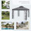 Breianne 3m W x 3m D Steel Patio Gazebo
