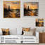 Phare au coucher du soleil, balise II - art mural Coastal Sunset-250964471-250964470