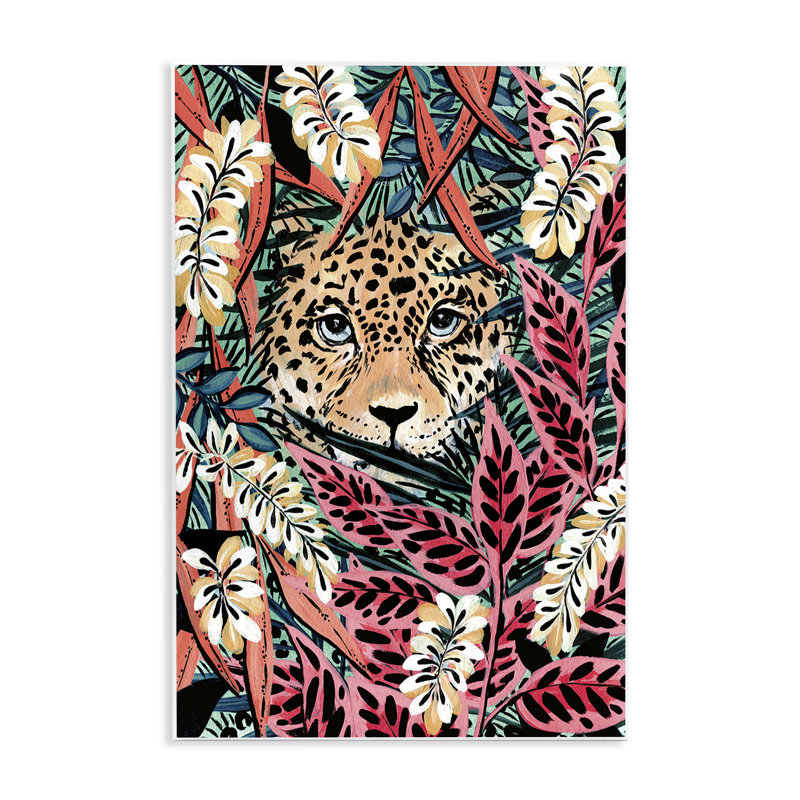 «It's A Wild Life», plaque murale de guépard, design par Yvette St. Amant, H 19 po x l 13 po