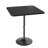 Bistro Pub Table Square Adjustable Height Cocktail Bar Table with Metal Base and Wooden Table Top-359556646-355443104