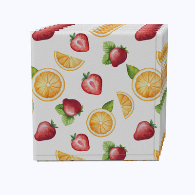 100% Cotton No Pattern Square Napkin