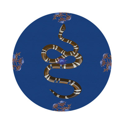 Napperon en cuir Thistle and Snake
