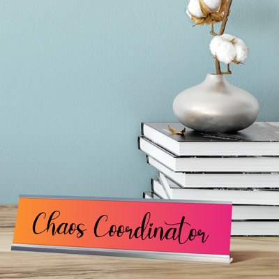 Enseigne de bureau Chaos