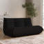 Ensemble de 3 chauffeuses, canapé-lit sur pied, fauteuil à billes d'angle, canapé Tatami, canapé d'angle (canapé, causeuse et fauteuil)-1214523047