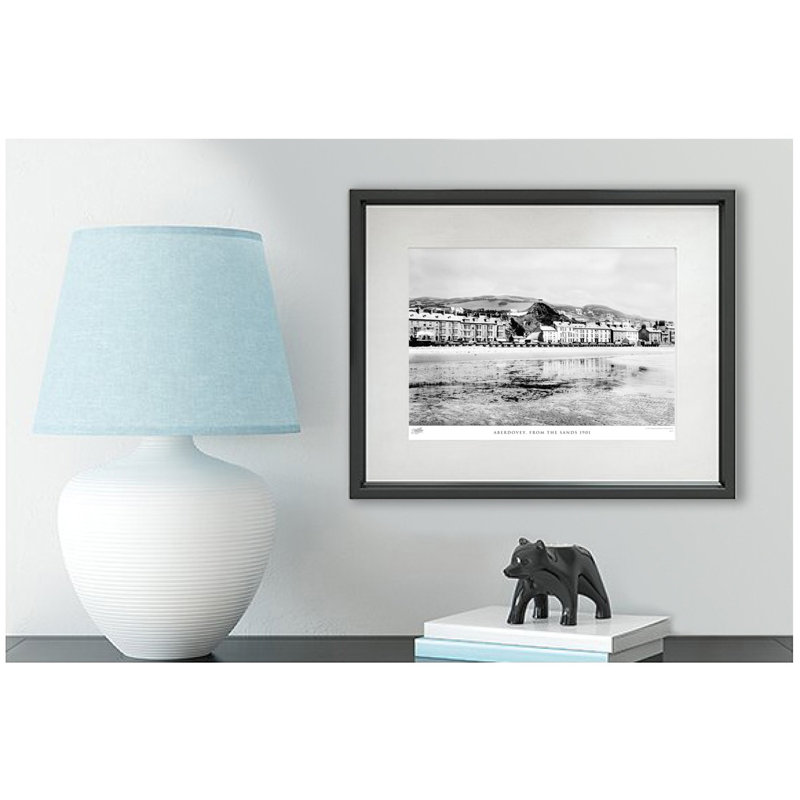 Aberdovey, From The Sands 1901 - Single Picture Frame Print, 60cm H x 80cm W x 2.3cm D